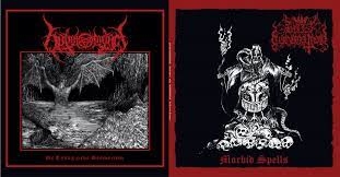 HELL’S CORONATION / HEPATOMANCY - Morbid Spells / De Tyrannide Daemonum